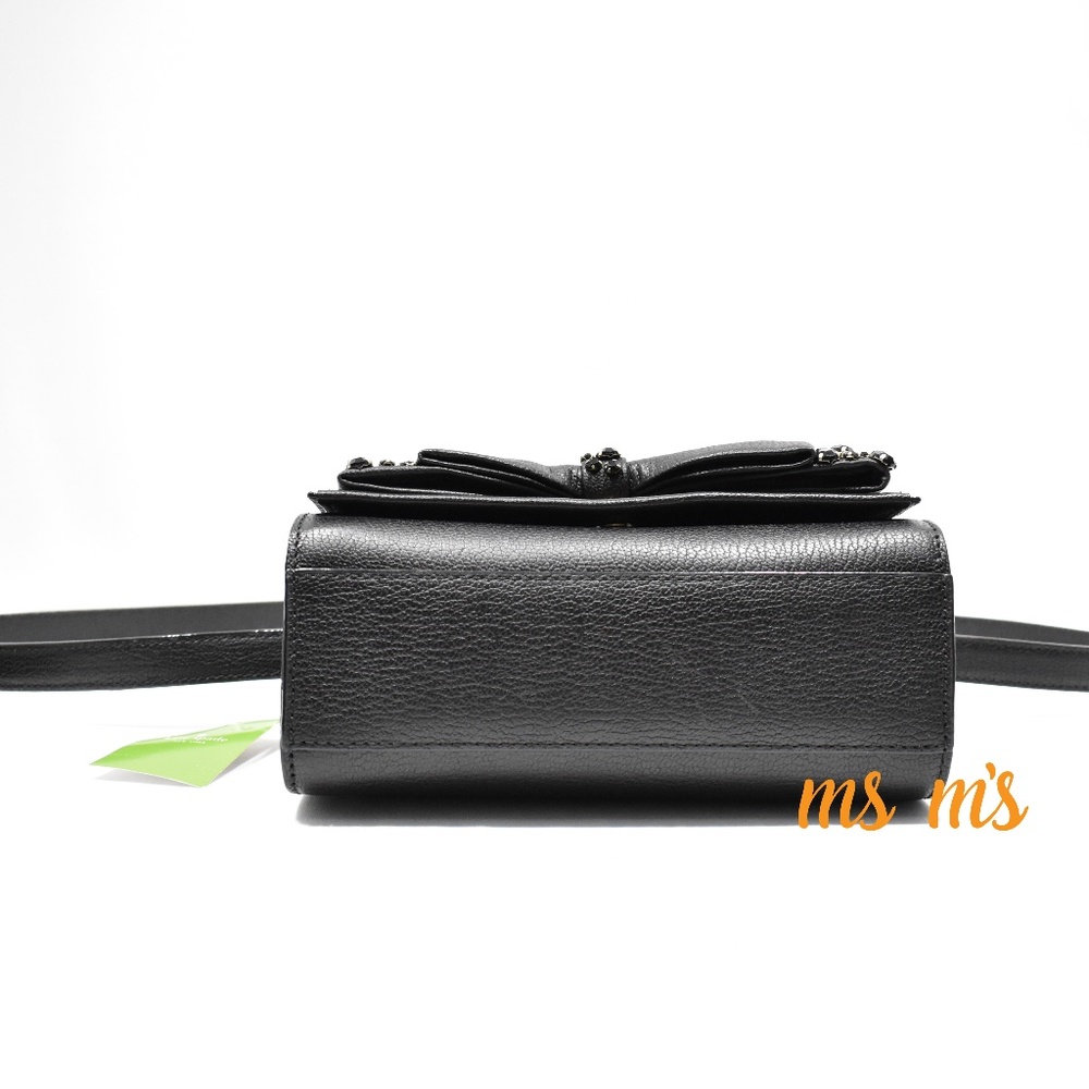 NWT kate spade black Bow crossbody - Picture 4 of 6